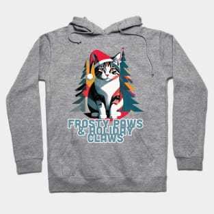 Frosty Paws and Holiday Claws Hoodie